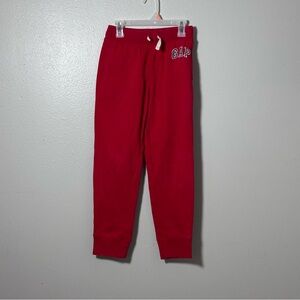 GAP Kids Unisex Red Jogger Drawstring Sweat Pants size L